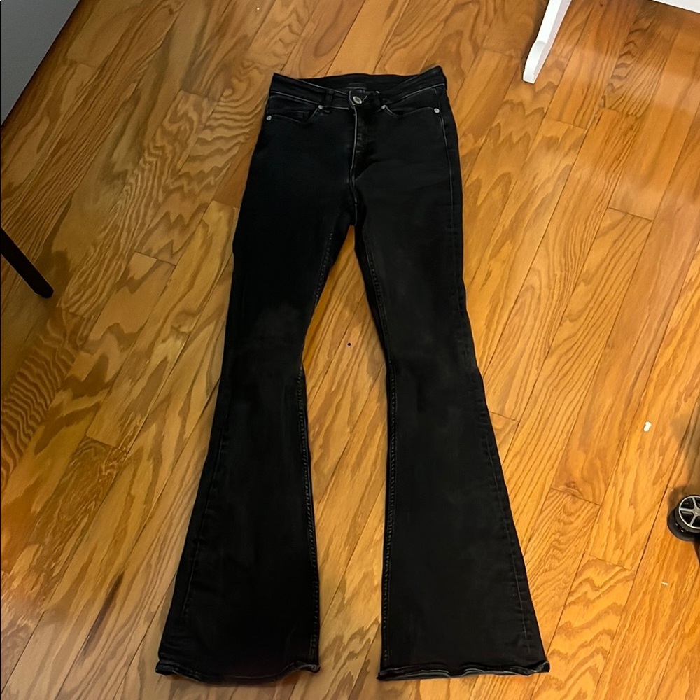 Black Flare Jeans
